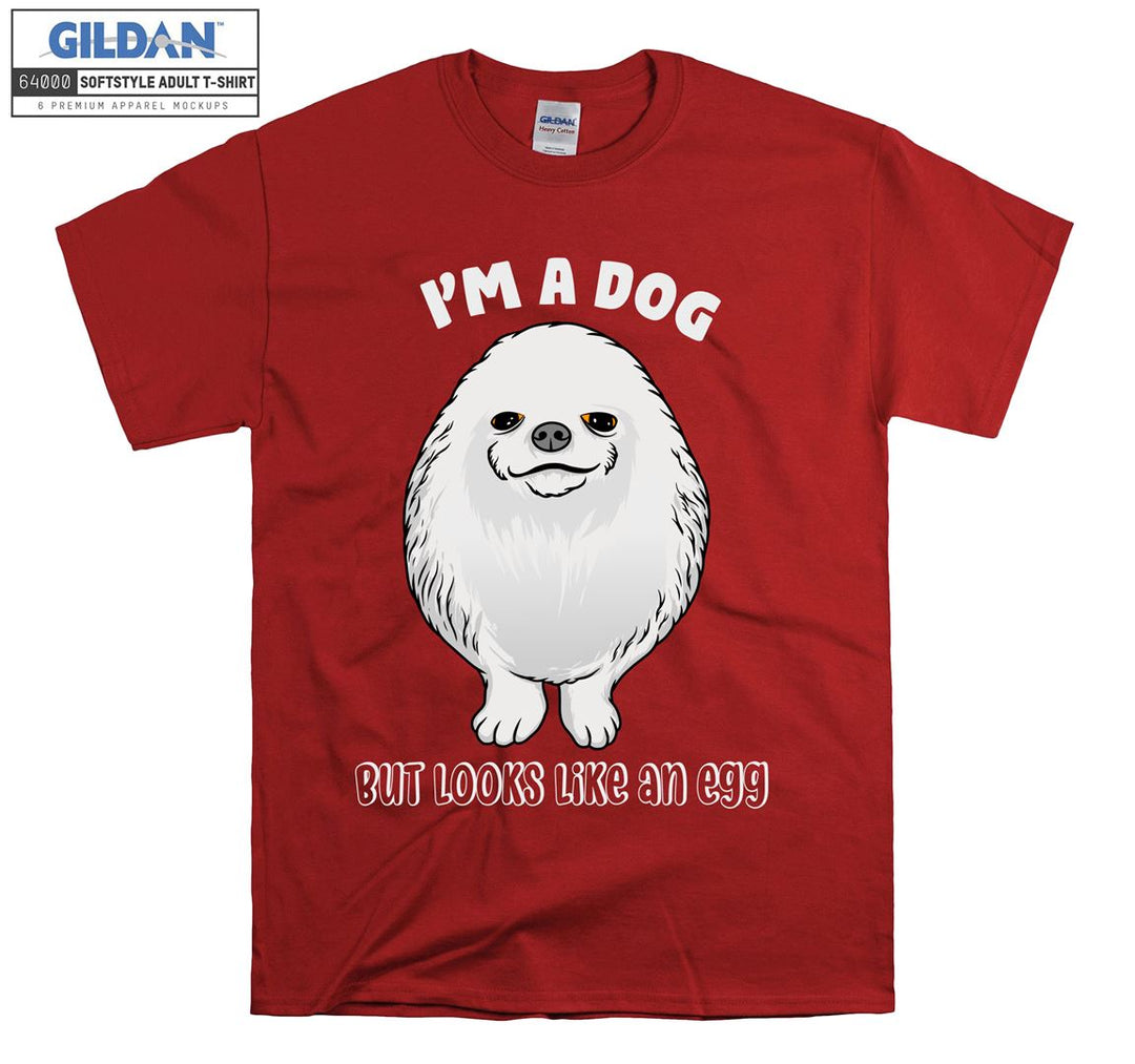 I'm a dog but looks like an egg figure T-shirt