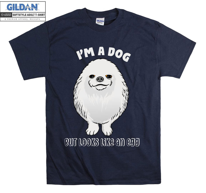 I'm a dog but looks like an egg figure T-shirt