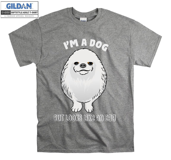 I'm a dog but looks like an egg figure T-shirt