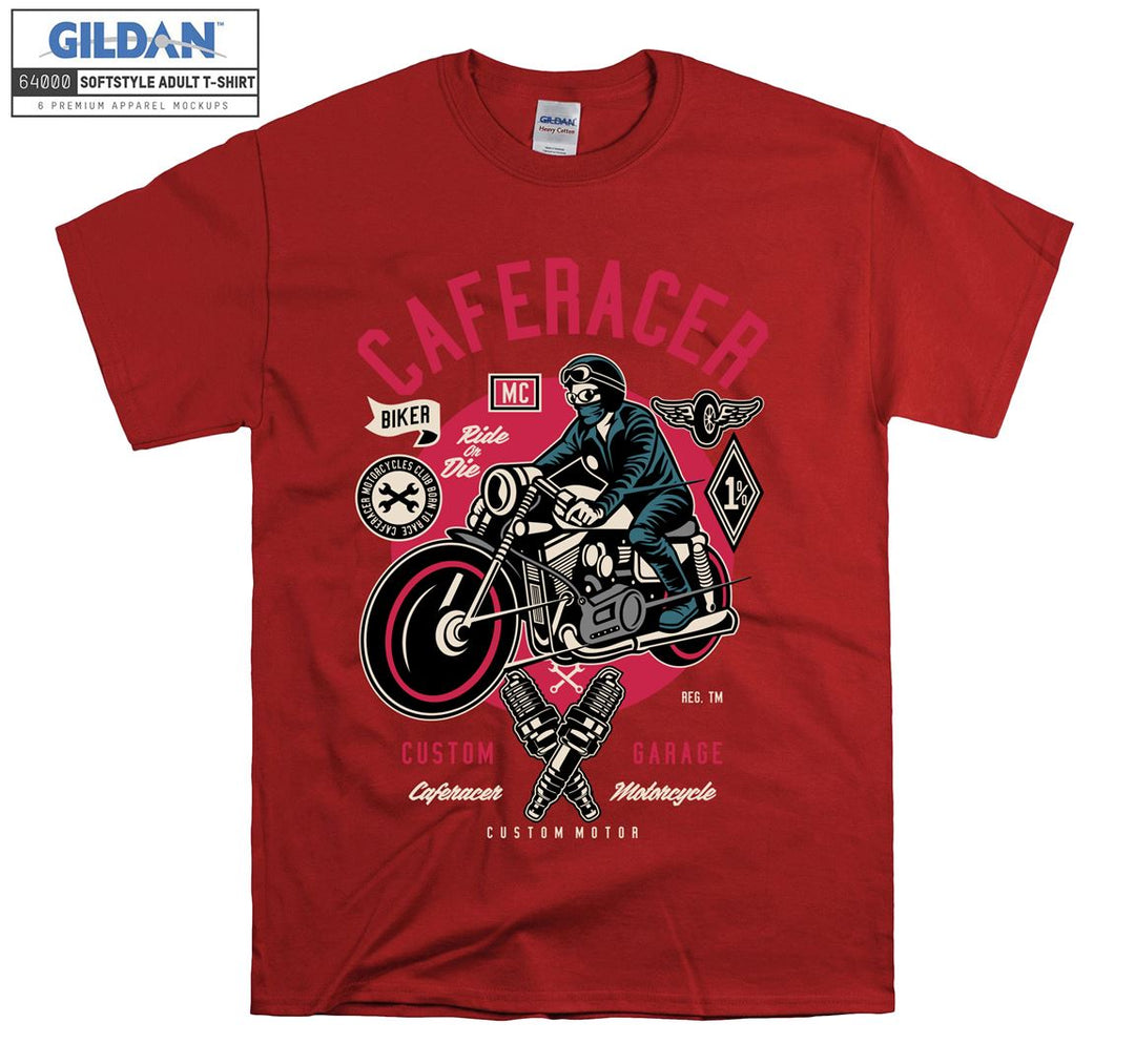 Caferacer Custom Garage logo T-shirt