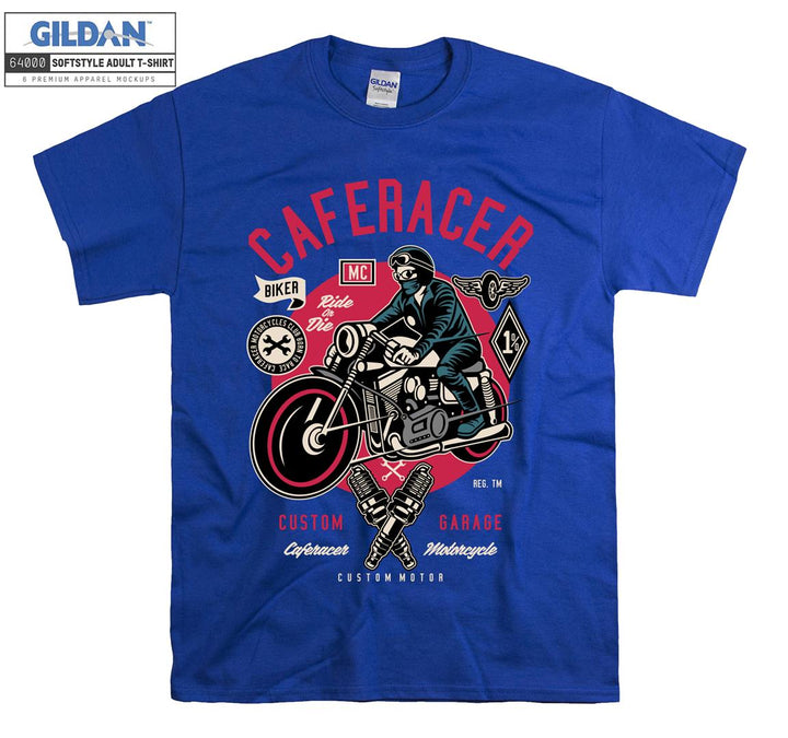 Caferacer Custom Garage logo T-shirt