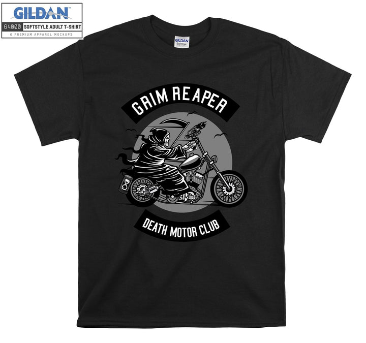 Grim Reaper Death Motor Club T-shirt