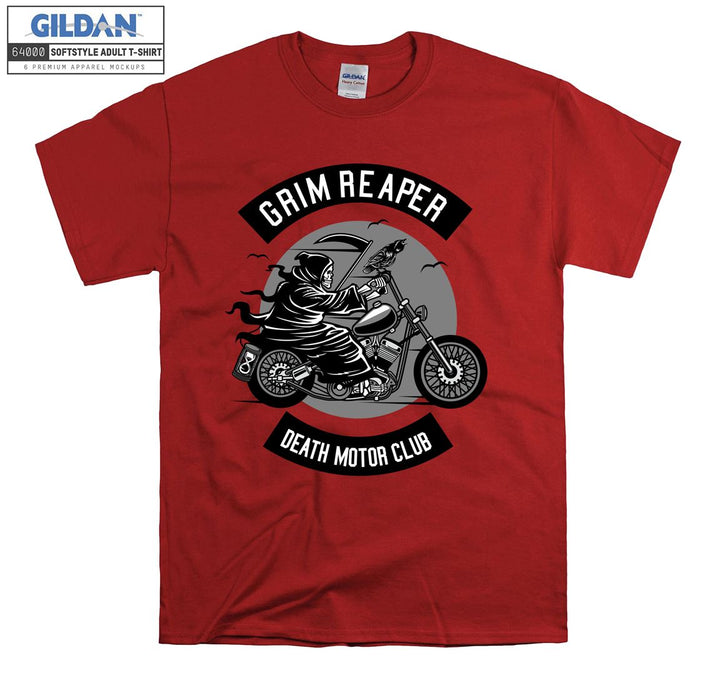 Grim Reaper Death Motor Club T-shirt