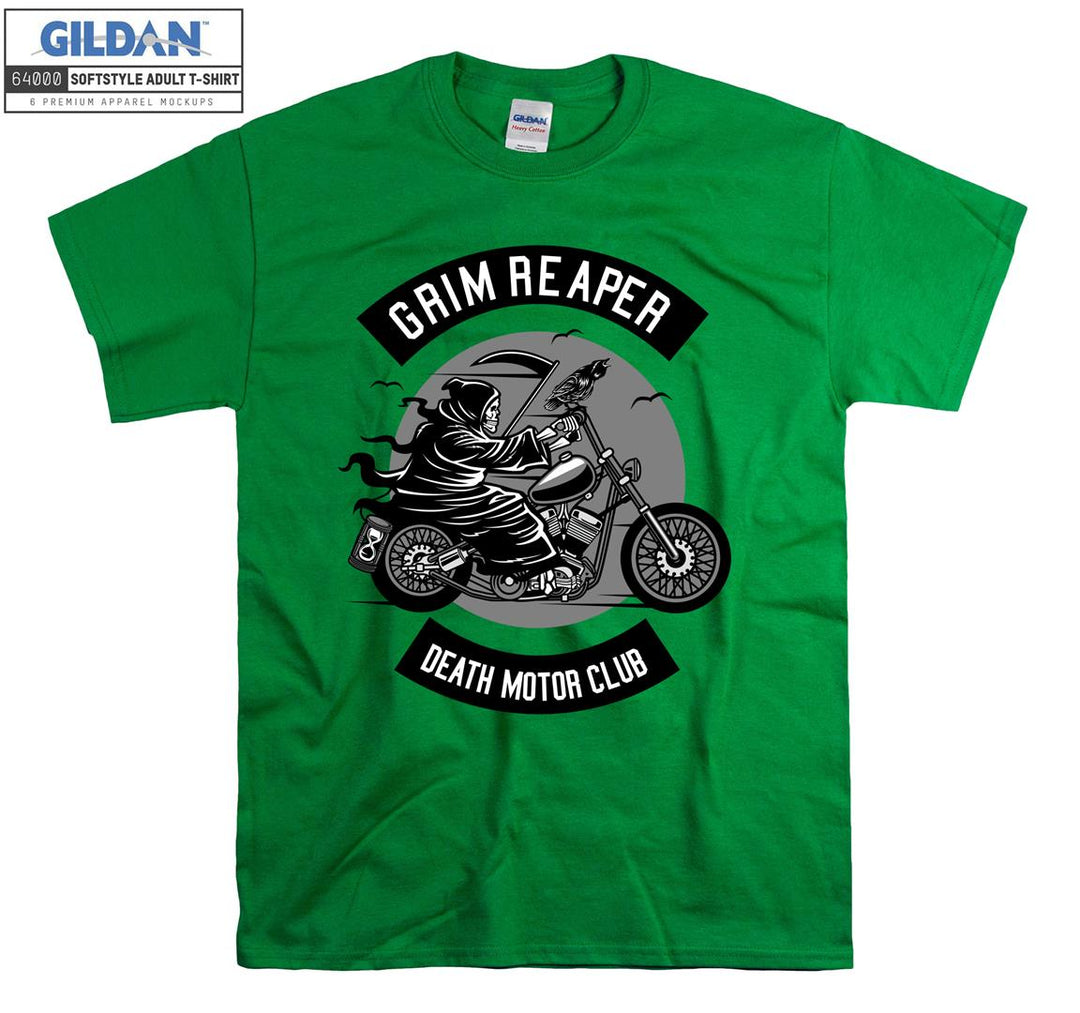 Grim Reaper Death Motor Club T-shirt