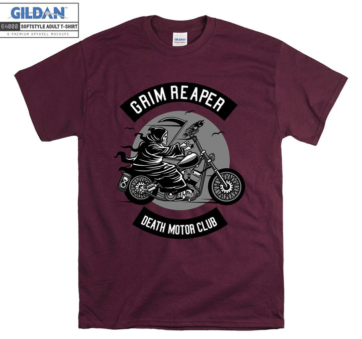 Grim Reaper Death Motor Club T-shirt