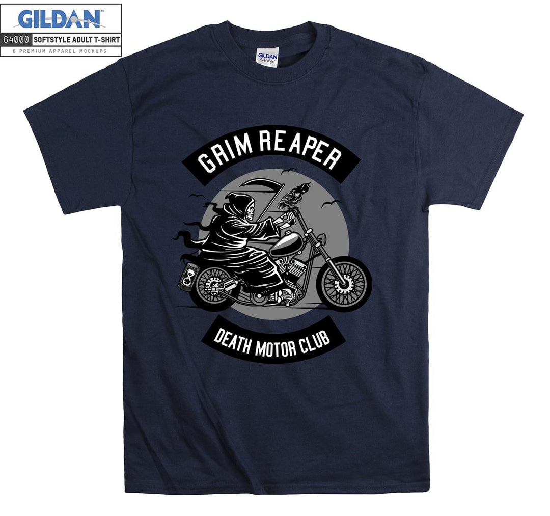 Grim Reaper Death Motor Club T-shirt