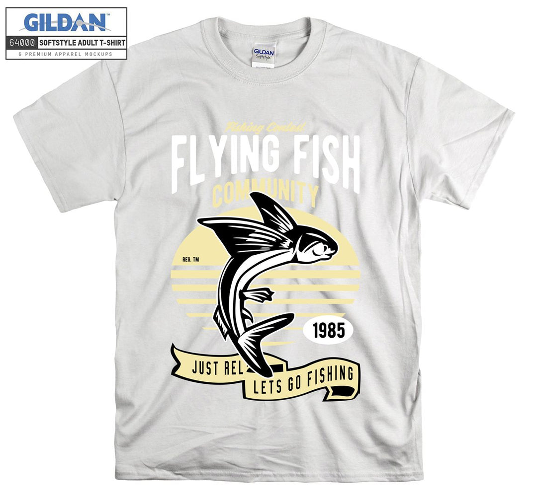 Fishing Contest Flying Fish Community  T-shirt