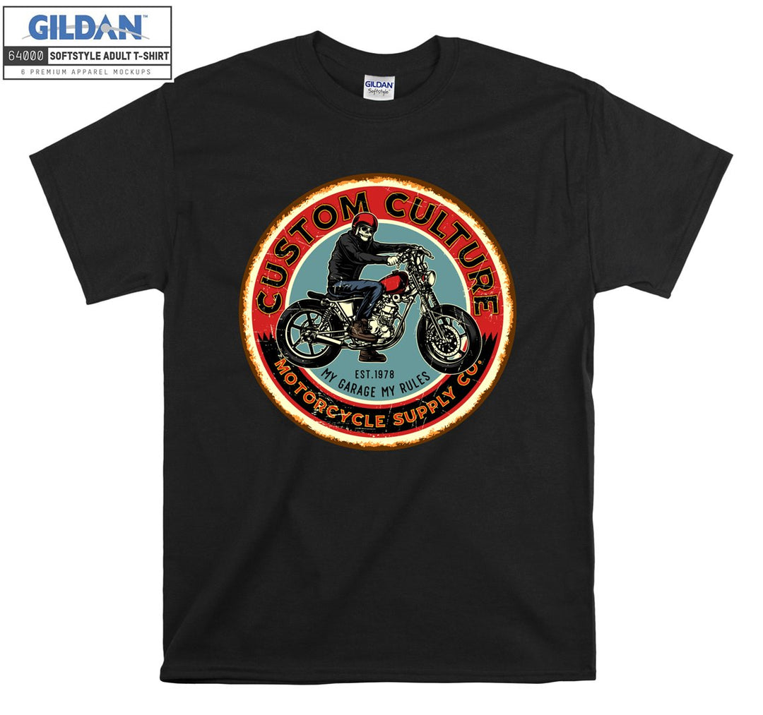 Custom culture motorcycle supply  T-shirt