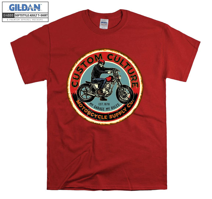 Custom culture motorcycle supply  T-shirt