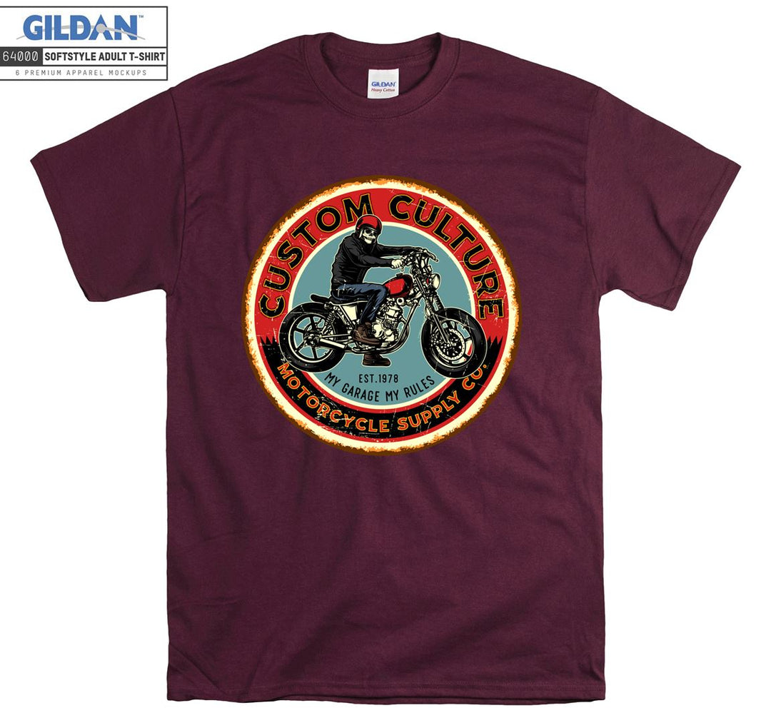 Custom culture motorcycle supply  T-shirt