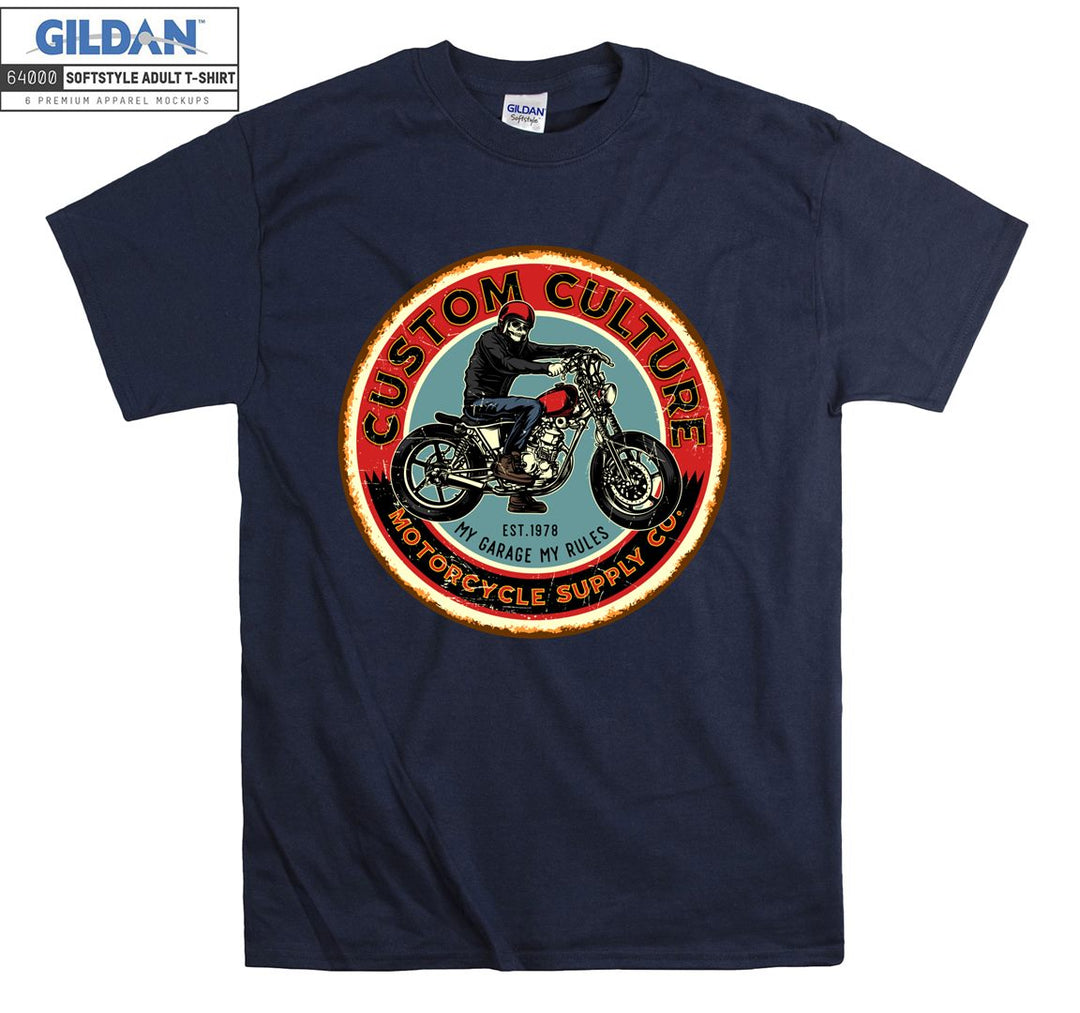 Custom culture motorcycle supply  T-shirt