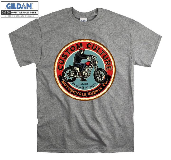 Custom culture motorcycle supply  T-shirt