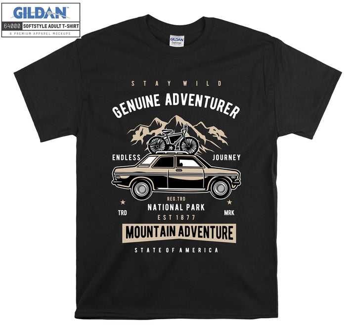 Genuine Adventurer Journey Car Figure T-shirt