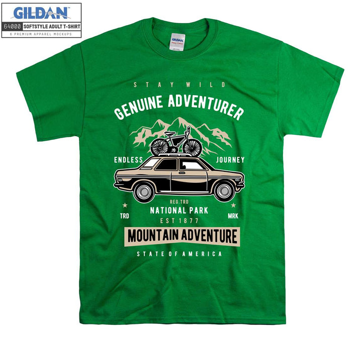 Genuine Adventurer Journey Car Figure T-shirt