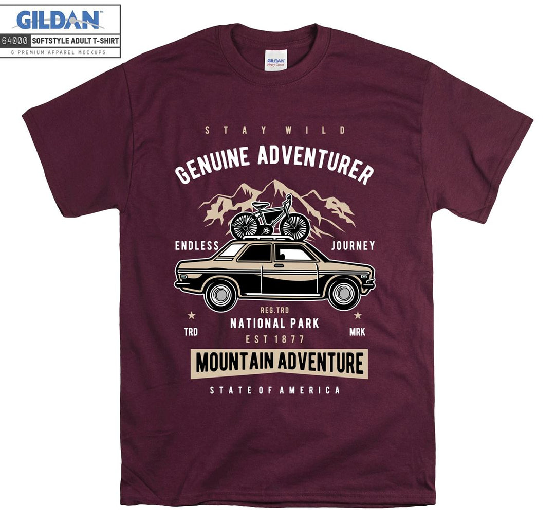 Genuine Adventurer Journey Car Figure T-shirt