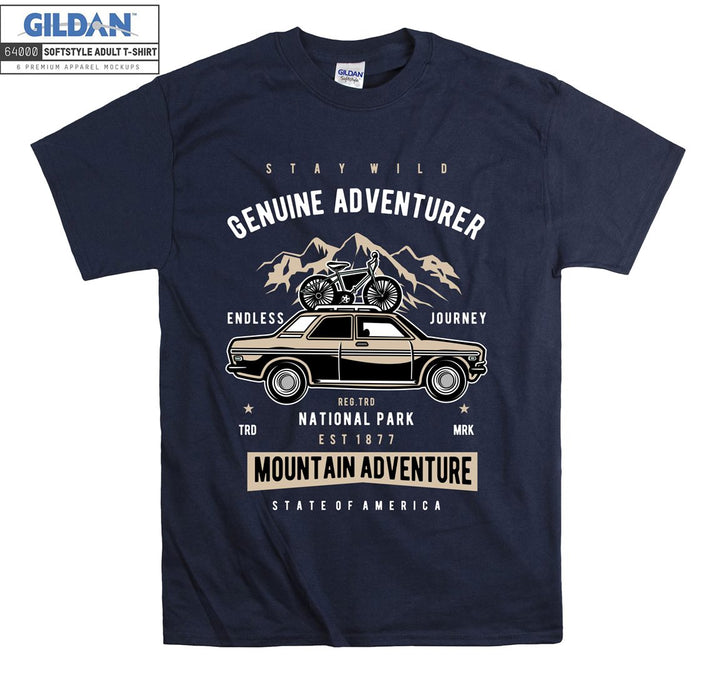 Genuine Adventurer Journey Car Figure T-shirt