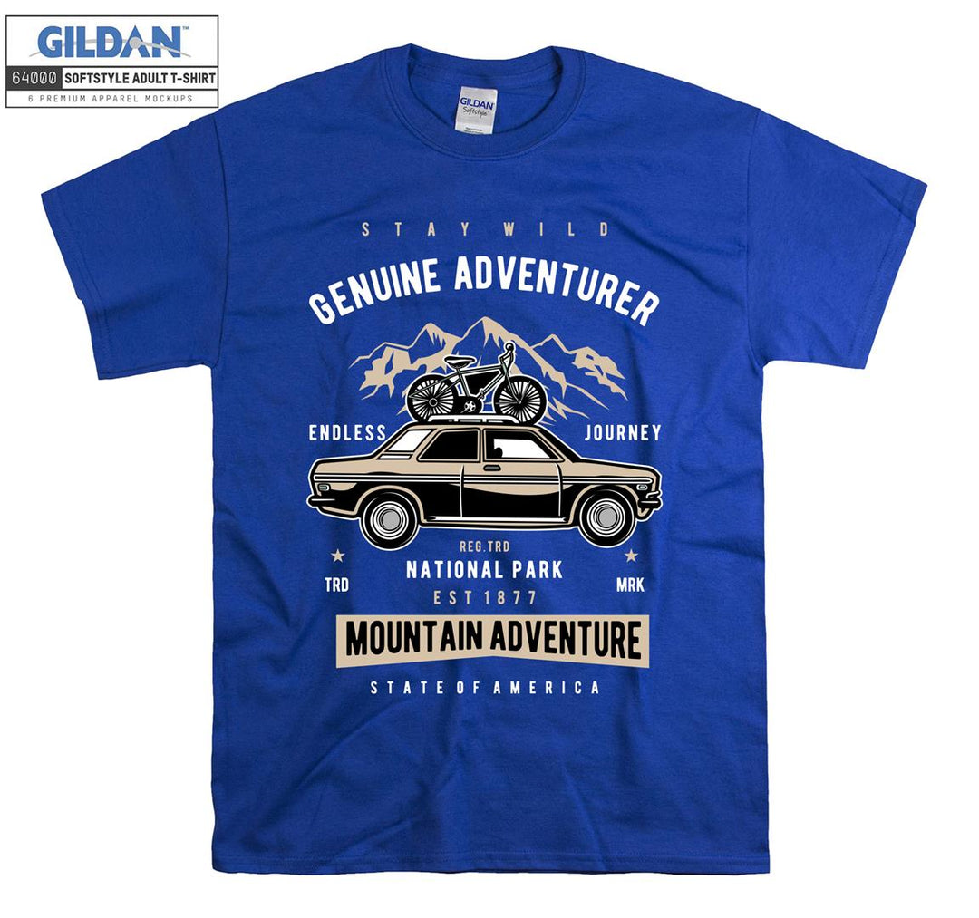 Genuine Adventurer Journey Car Figure T-shirt