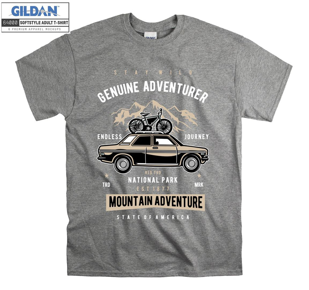 Genuine Adventurer Journey Car Figure T-shirt