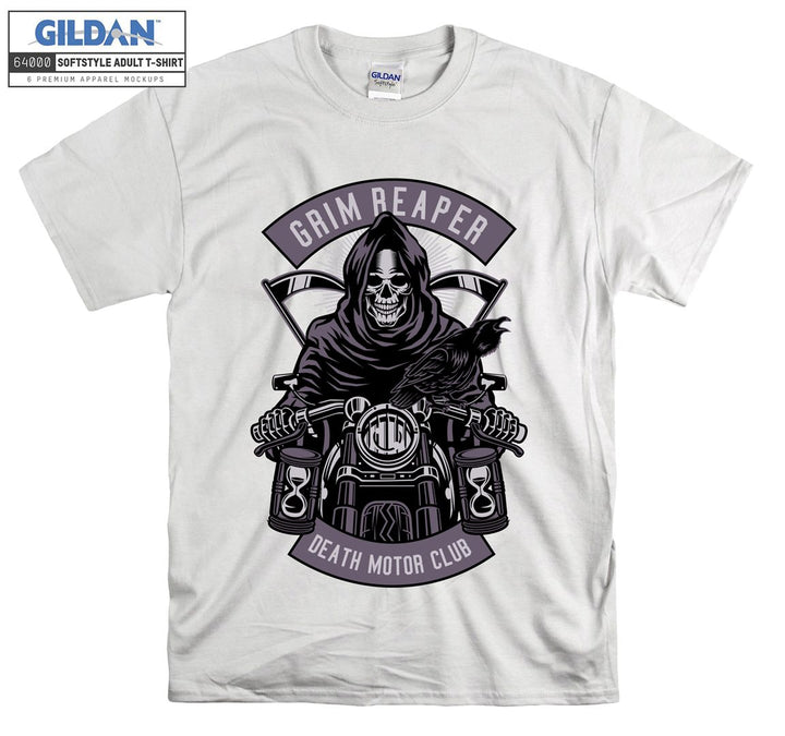 Grim Reaper Death Motor Club Evil figure T-shirt