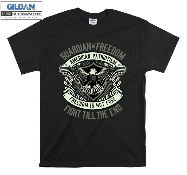 Guardian of freedom american patriotism T-shirt