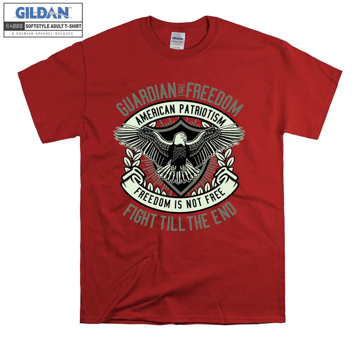 Guardian of freedom american patriotism T-shirt