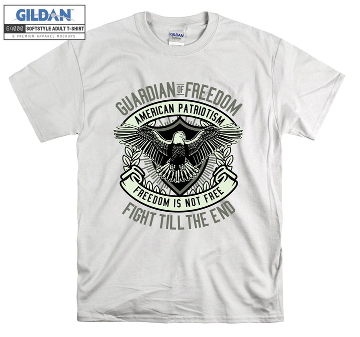 Guardian of freedom american patriotism T-shirt