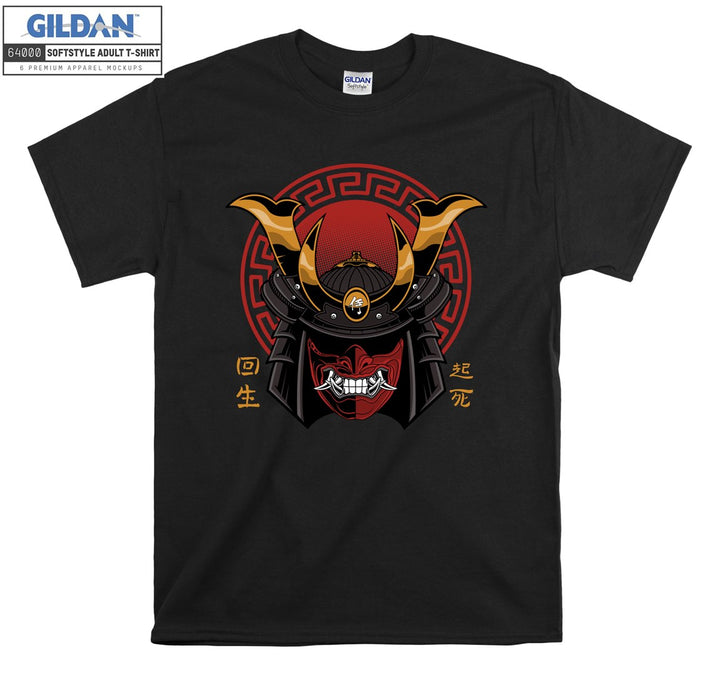 Anime Evil Samurai Warrior Figure T-shirt