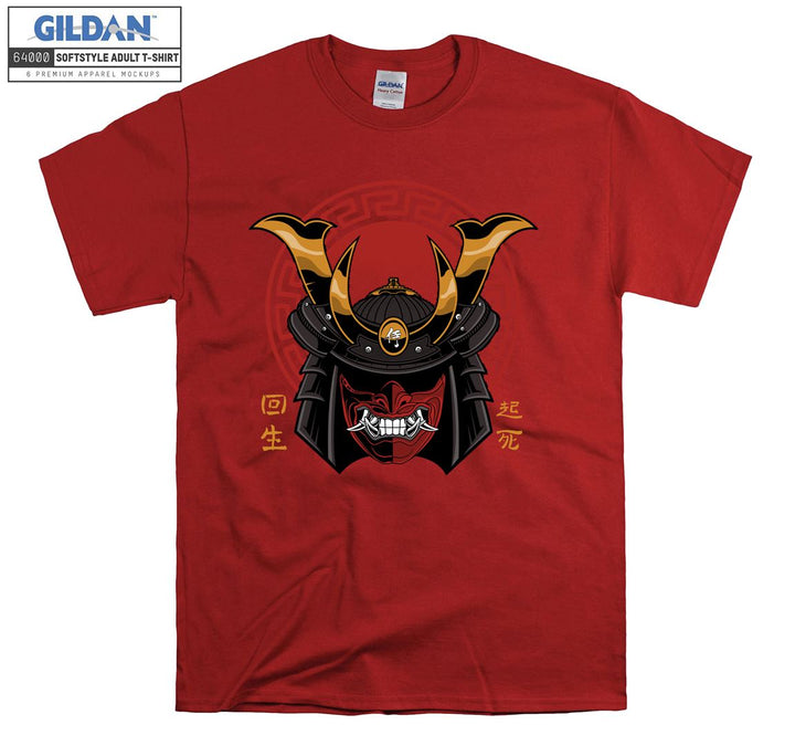 Anime Evil Samurai Warrior Figure T-shirt