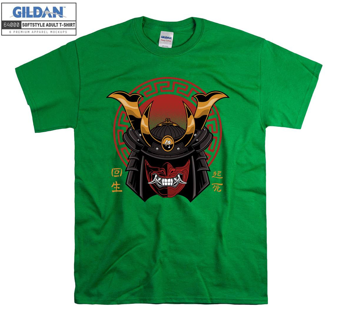 Anime Evil Samurai Warrior Figure T-shirt