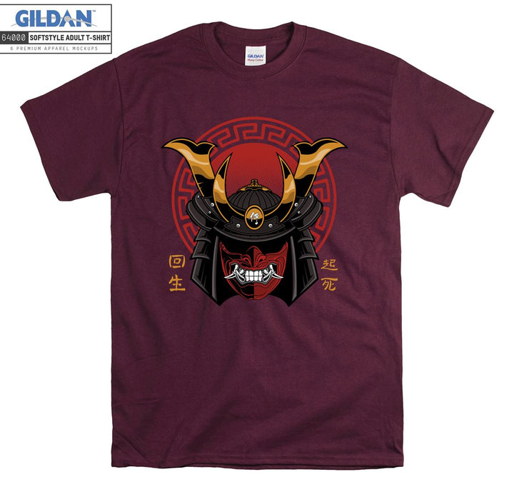 Anime Evil Samurai Warrior Figure T-shirt