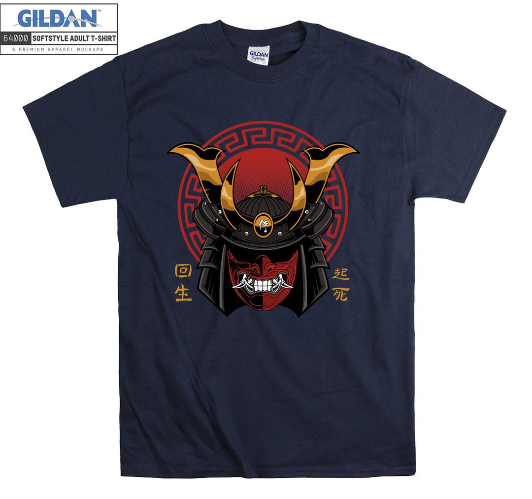 Anime Evil Samurai Warrior Figure T-shirt