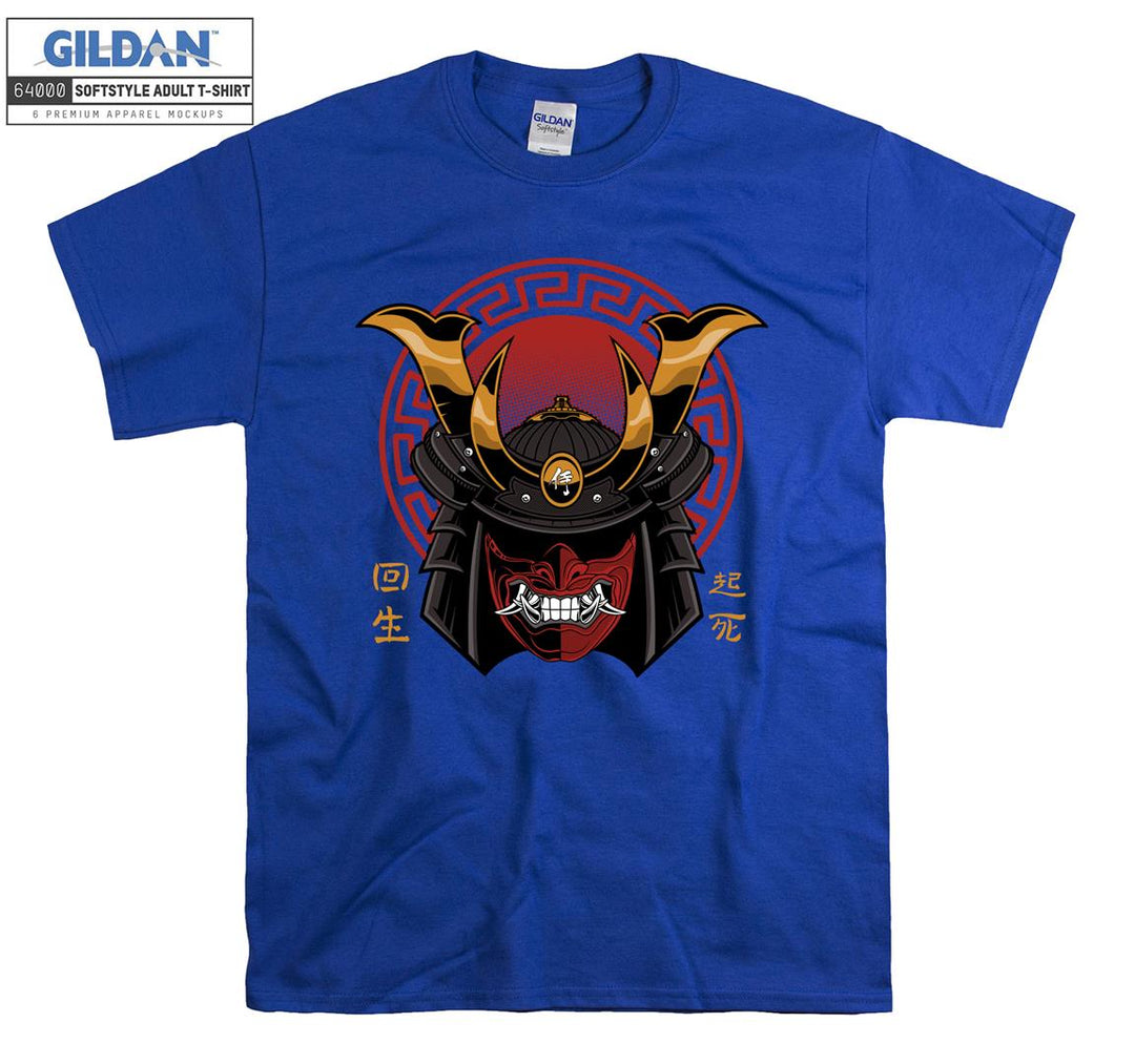 Anime Evil Samurai Warrior Figure T-shirt