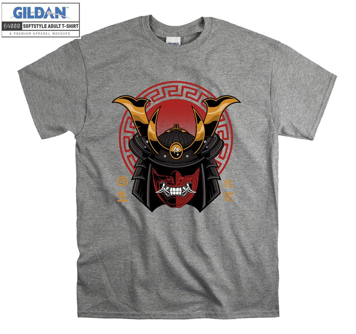 Anime Evil Samurai Warrior Figure T-shirt