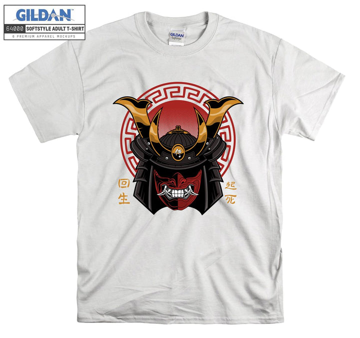 Anime Evil Samurai Warrior Figure T-shirt