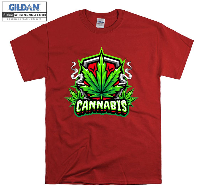 Cannabis funny cartoon figure T-shirt