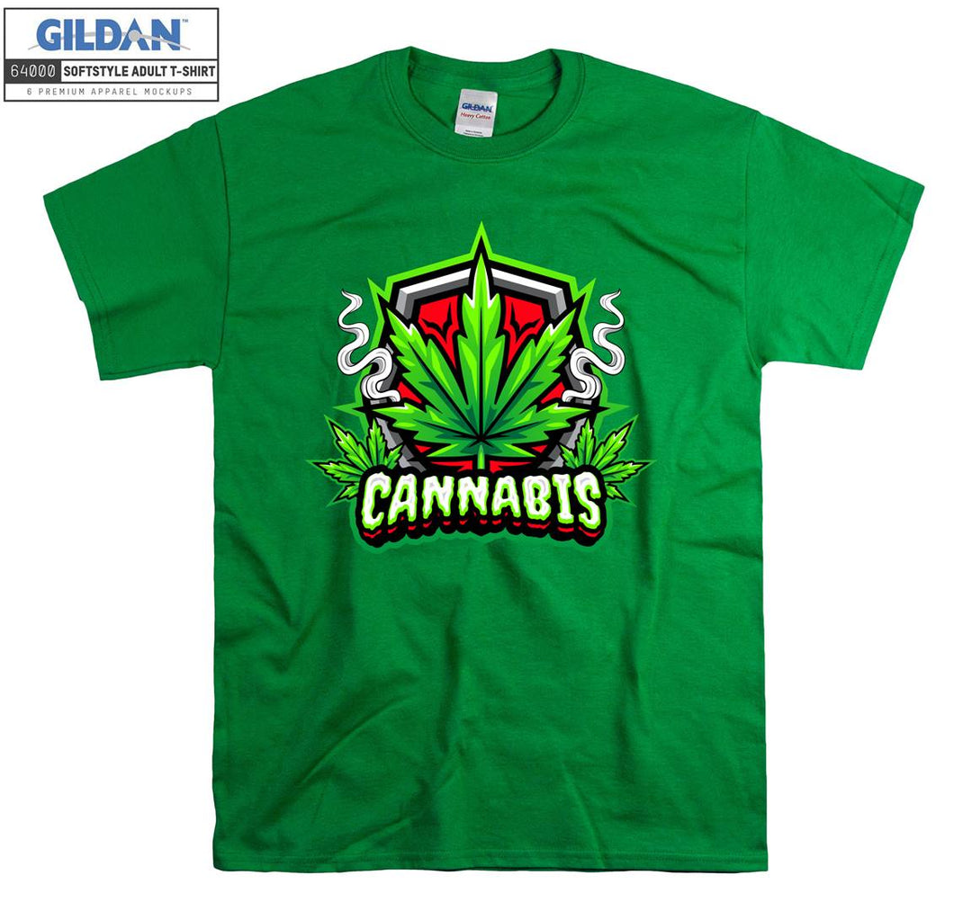 Cannabis funny cartoon figure T-shirt