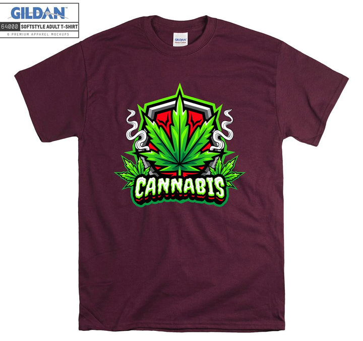 Cannabis funny cartoon figure T-shirt