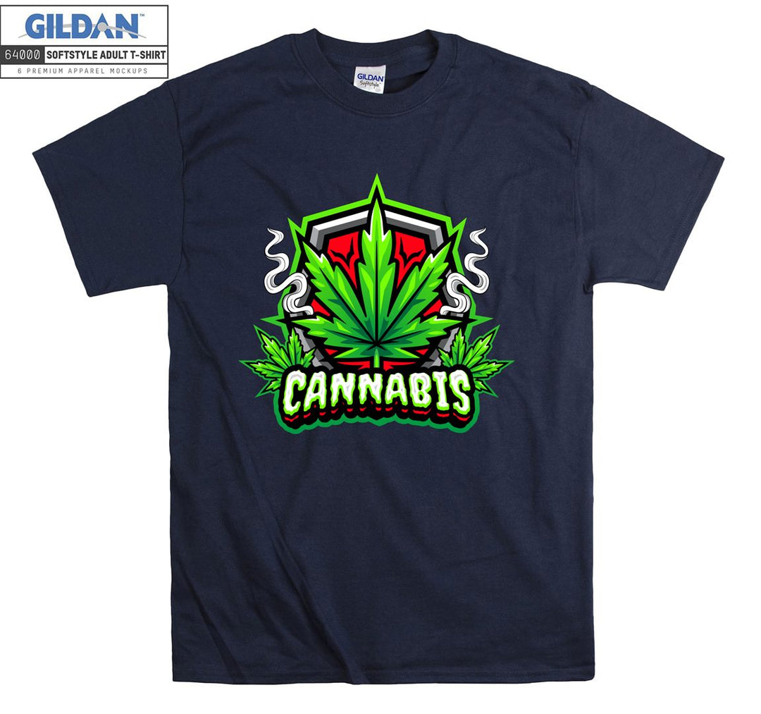 Cannabis funny cartoon figure T-shirt