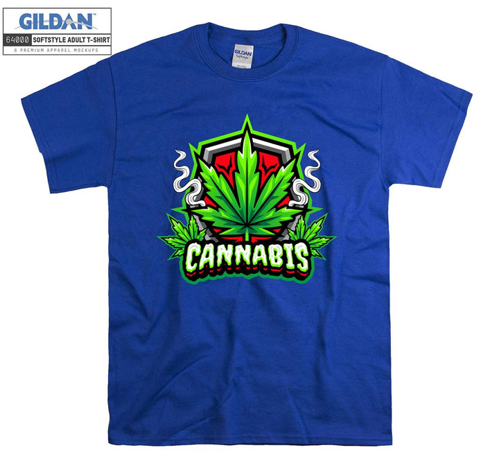 Cannabis funny cartoon figure T-shirt