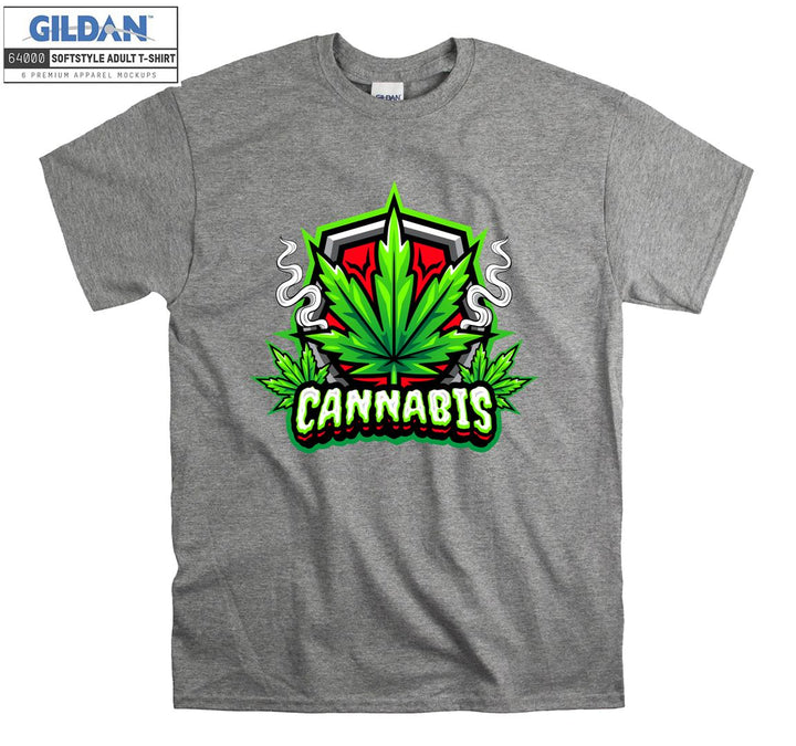 Cannabis funny cartoon figure T-shirt