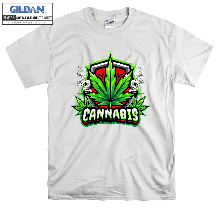 Cannabis funny cartoon figure T-shirt