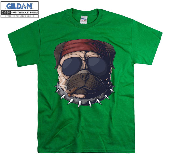 Smoke Pug Figure T-shirt