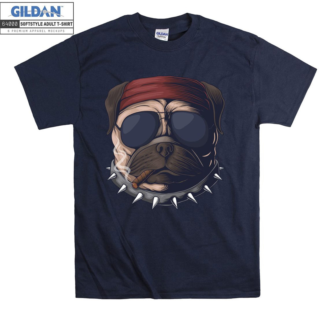 Smoke Pug Figure T-shirt