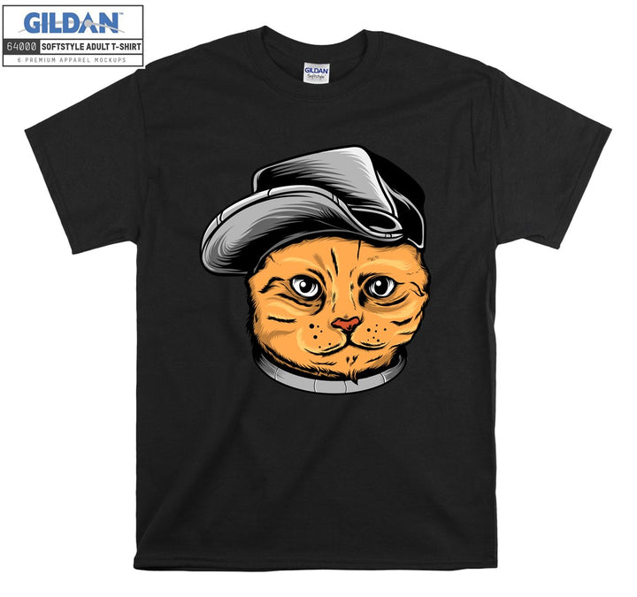 Cool Old Cat Figure T-shirt