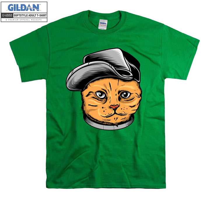 Cool Old Cat Figure T-shirt