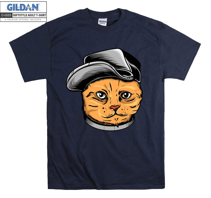 Cool Old Cat Figure T-shirt