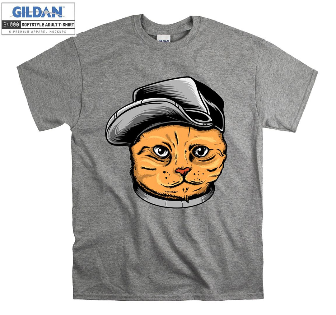 Cool Old Cat Figure T-shirt