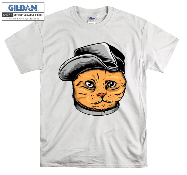 Cool Old Cat Figure T-shirt