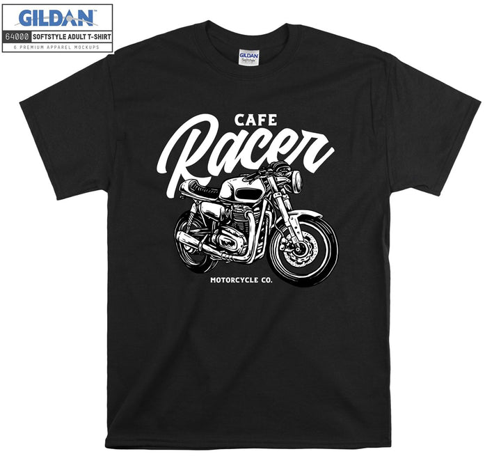 Cafe racer motorcycle co. Logo T-shirt