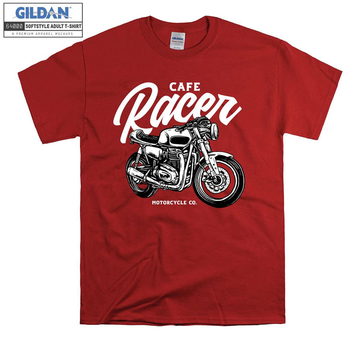 Cafe racer motorcycle co. Logo T-shirt